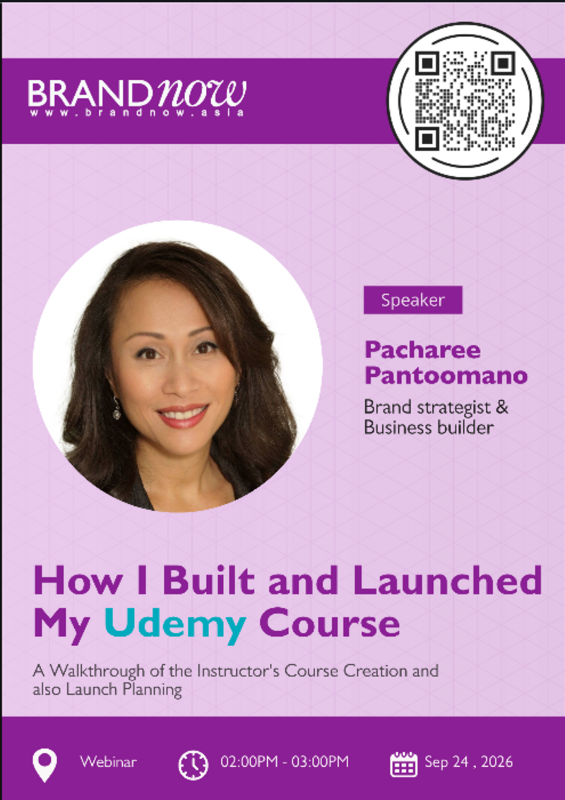 Brandnow.asia Founder Reveals the Blueprint Behind Her Udemy Course Launch